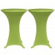 tampri staltiesė, skersmuo 80 cm, 2 vnt., žalios spalvos