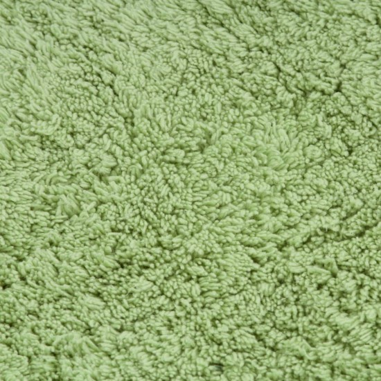 Vonios kilimėlių rinkinys, 3d., žalias, audinys