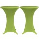 Staltiesės, 4vnt., žalios sp., 80 cm, įtempiamos (2x131433)