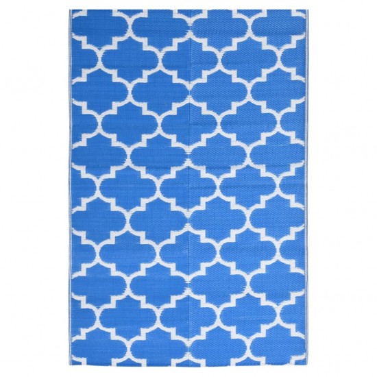 Lauko kilimas, mėlynos spalvos, 160x230cm, PP