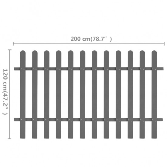 Statinių tvora, 200x120cm, WPC