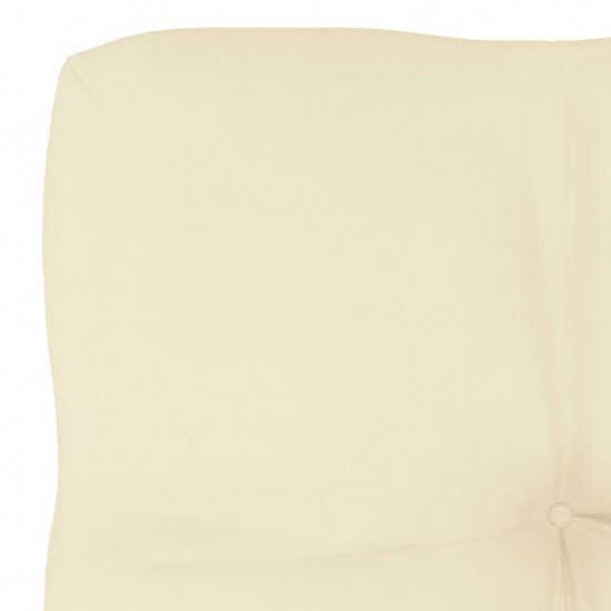 Paletės pagalvėlė, kreminės spalvos, 80x80x10cm, audinys