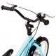 Vaikiškas dviratis, juodos ir mėlynos spalvos, 16 colių ratai