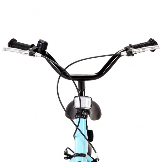Vaikiškas dviratis, juodos ir mėlynos spalvos, 16 colių ratai
