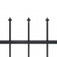 Sodo tvora su iečių viršug., juodos sp., 15,3x0,8 m, plienas