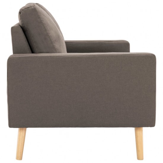 Dvivietė sofa, taupe spalvos, audinys