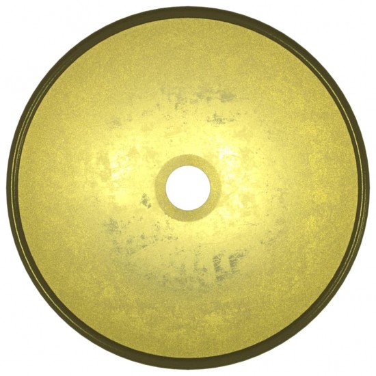 Praustuvas, auksinės spalvos, 35x12cm, grūdintas stiklas