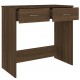 Rašomasis stalas, rudos ąžuolo spalvos, 80x40x75cm, mediena
