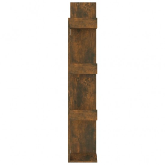 Spintelė knygoms, dūminio ąžuolo, 48x25,5x140cm, mediena