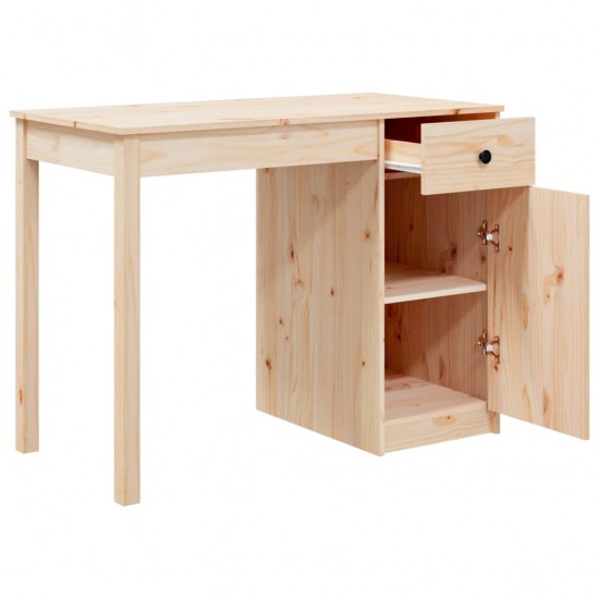 Rašomasis stalas, 100x50x75cm, pušies medienos masyvas
