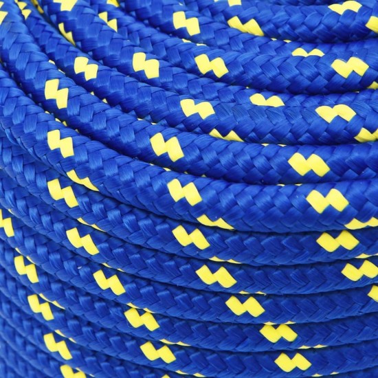 Valties virvė, mėlynos spalvos, 12mm, 100m, polipropilenas