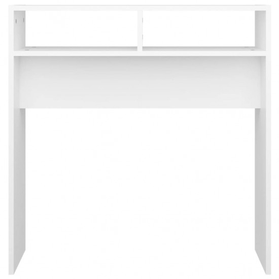 Konsolinis staliukas, baltos spalvos, 78x30x80cm, MDP