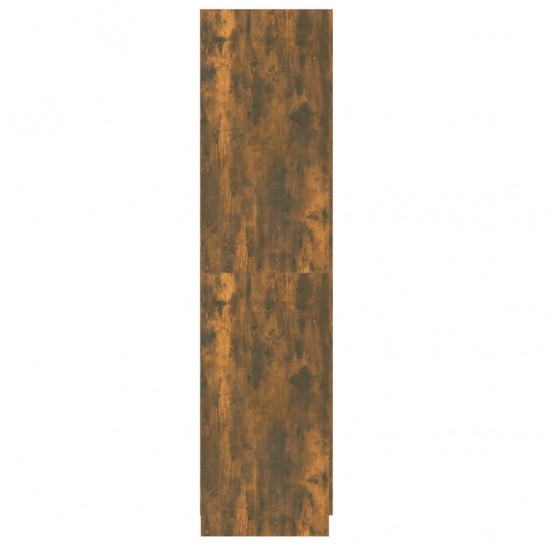 Drabužių spinta, dūminio ąžuolo spalvos, 90x52x200cm, mediena