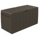 Dėžė pagalvėlėms, rudos spalvos, 117x45,5x57,5cm, 270l