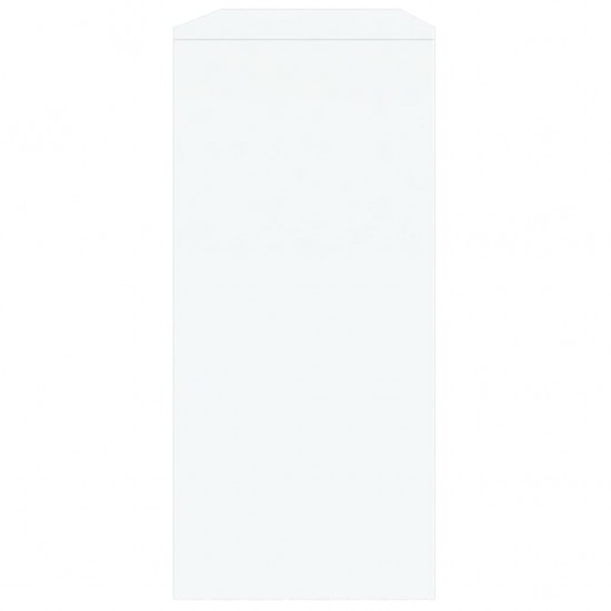 Konsolinis staliukas, baltos spalvos, 100x35x76,5cm, MDP