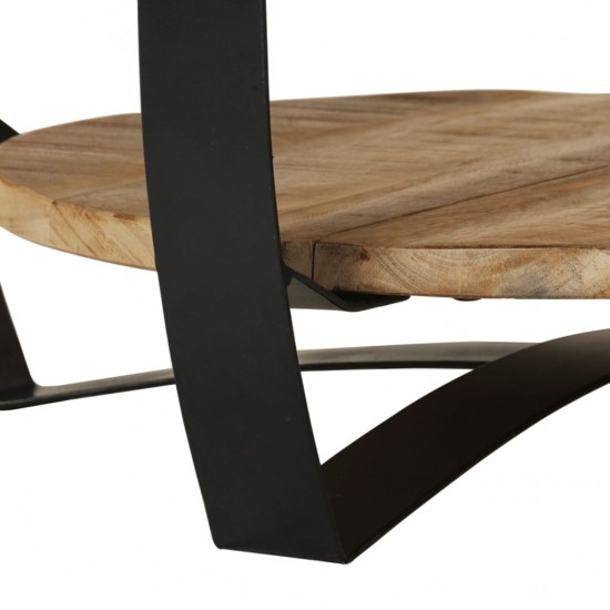 Kavos staliukas, masyvi mango mediena, 65x32cm