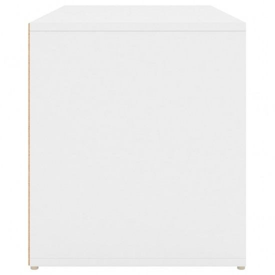 Koridoriaus suoliukas, baltos spalvos, 80x40x45cm, MDP