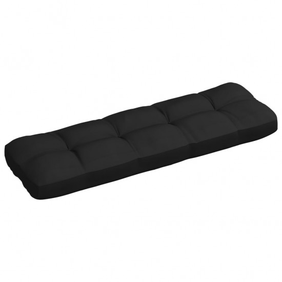 Paletės pagalvėlė, juodos spalvos, 120x40x10cm, audinys
