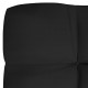 Paletės pagalvėlė, juodos spalvos, 120x40x10cm, audinys