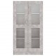Vitrininė spintelė, betono pilkos spalvos, 82,5x30,5x150cm, MDP