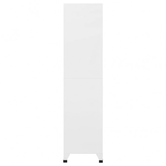 Persirengimo spintelė, 6 skyrių, plieninė, 90x45x180 cm, pilka
