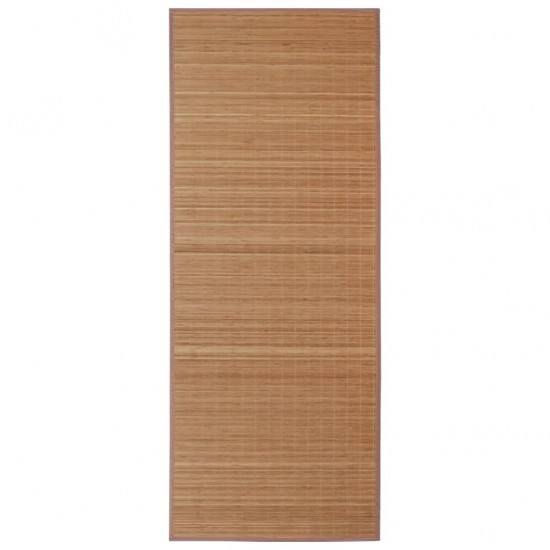 Bambukinis kilimas, 100x160 cm, rudas