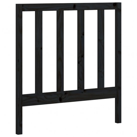 Ištraukiama lova, juoda, 2x(90x200)cm, pušies medienos masyvas