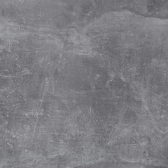 FMD Valgomojo stalas, betono pilkos ir baltos spalvos, 70cm