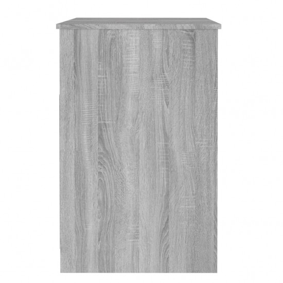Spintelė su stalčiais, pilka ąžuolo, 40x50x76cm, mediena