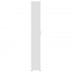 Prieškambario drabužių spinta, baltos spalvos, 55x25x189cm, MDP
