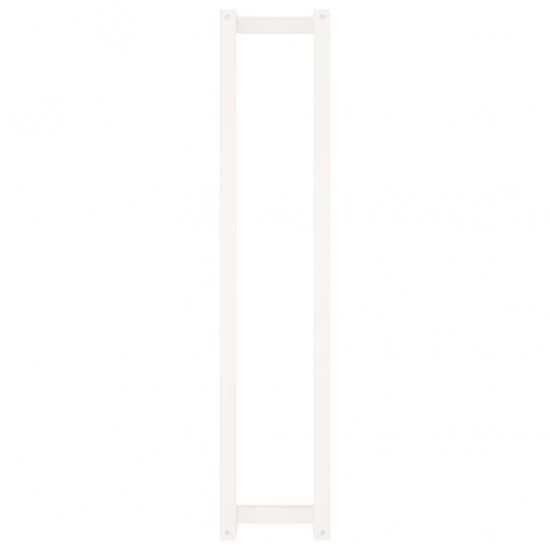 Rankšluosčių kabykla, balta, 23x18x110cm, pušies masyvas