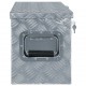 Aliuminio dėžė, 61,5x26,5x30cm, sidabrinė