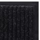 Juodas PVC Durų Kilimėlis, 90 x 120 cm
