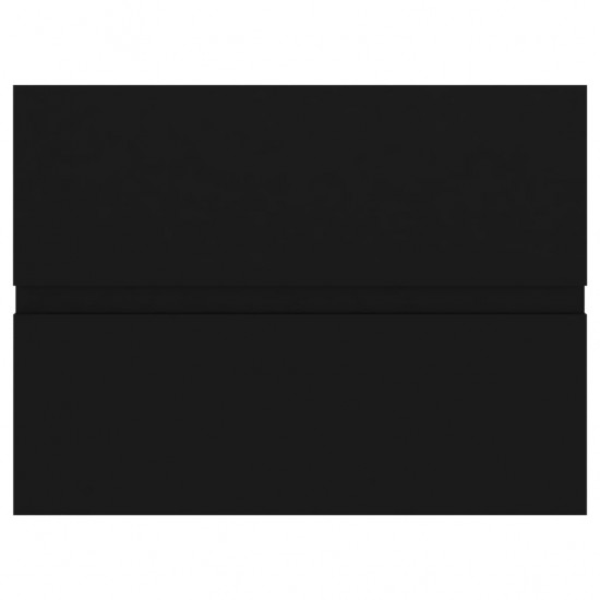 Spintelė praustuvui, juodos spalvos, 60x38,5x45cm, MDP