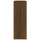 Sieninė lentyna, ruda ąžuolo, 104x20x58,5cm, apdirbta mediena