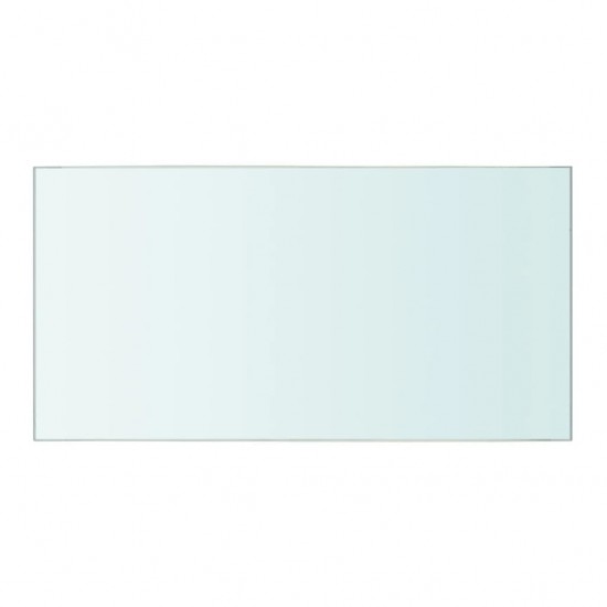 Lentynos, 2vnt., skaidrios, 40x20cm, stiklo plokštė (243814x2)