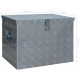 Aliuminio dėžė, sidabrinė, 610 x 430 x 455 cm
