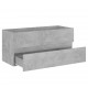 Spintelė praustuvui, betono pilkos spalvos, 100x38,5x45cm, MDP