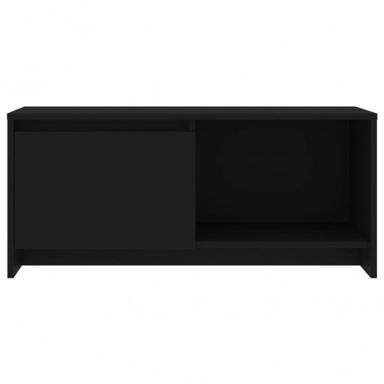 Televizoriaus spintelė, juodos spalvos, 90x35x40cm, MDP