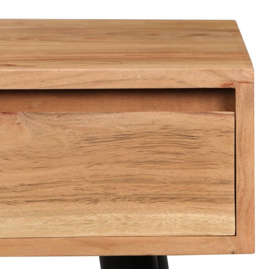 Rašomasis stalas, akacijos medienos masyvas, 118x45x76cm