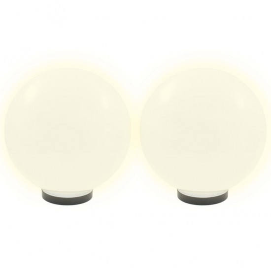 LED lempos, rutulio formos, 4vnt., sferinės, 30cm, PMMA