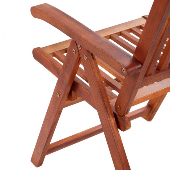 Sulankstomos sodo kėdės, 4vnt., akacijos medienos masyvas