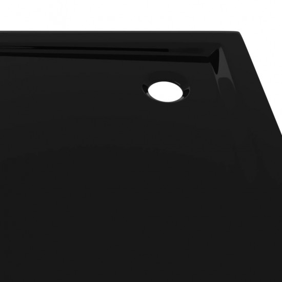 Dušo padėklas, juodos spalvos, 80x80cm, ABS, kvadratinis
