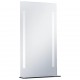 Sieninis vonios kambario LED veidrodis su lentyna, 60x100cm