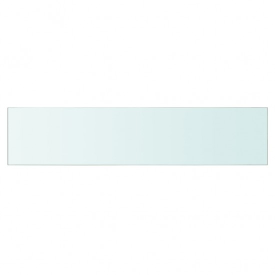 Lentynos plokštė, skaidrus stiklas, 60x12 cm