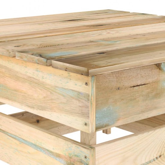 Sodo stalai iš palečių, 2vnt., impregnuota pušies mediena