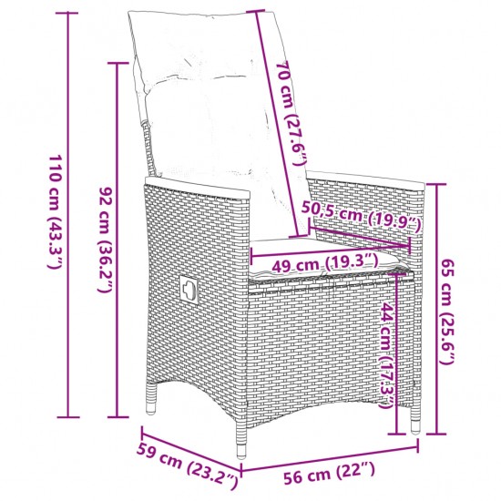 Valgomojo stalas, betono pilkos spalvos, 80x80x75 cm, MDP