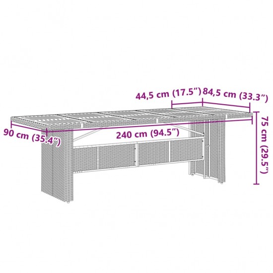 Valgomojo stalas, betono pilkos spalvos, 80x80x75 cm, MDP