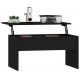 Kavos staliukas, juodas, 80x50,5x41,5cm, apdirbta mediena