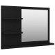 Vonios kambario veidrodis, juodos spalvos, 60x10,5x45cm, MDP